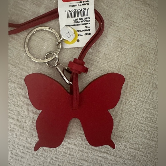 Tods beautiful leather butterfly key chain - Picture 2 of 4